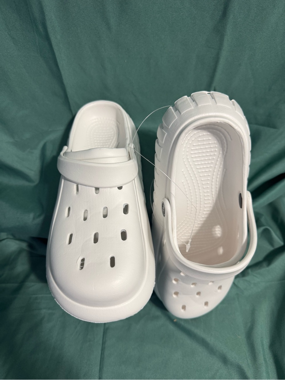 White Comfort Clog Shoes